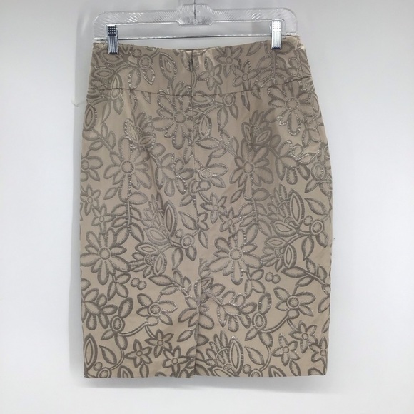 PINK Tartan 2 Piece Suit Floral Metallic Jacket & Skirt Career Wedding Size 4/6 - Picture 6 of 12